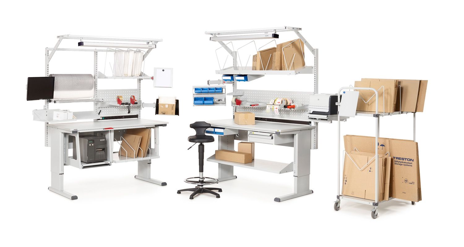 Efficiënt en ergonomisch werken met de juiste inpaktafel Inpaktafels